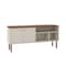 Manhattan Comfort Windsor 53.54 TV Stand, Off White and Nature 3LC1 - alternate 6